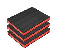 NONDK Láminas de Espuma de Poliuretano Cortables, Láminas Espuma Polietileno para Herramientas, Revestimiento para Cajones, Caja Herramientas y Sombra para Herramientas Almacenamiento.