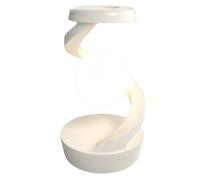 NONDK Luz LED Giratoria de 360° con Cargador Inalámbrico, Recargable e Inalámbrica, Luz LED Levitante