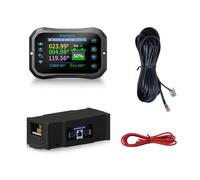 NONDK Medidor de Culombio WiFi KM140F, Amperímetro-Voltímetro de 400 A, Comprobador de Capacidad de Batería de RV, Monitor para Todas Las Baterías