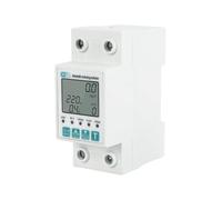 NONDK Medidor de Energía Inteligente Tuya WiFi 2P Medidor de Potencia KWh Protector de Sobrevoltaje y Fuga A Funciona con Tuya Life