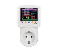 NONDK Medidor de Potencia Digital Inteligente Tuya con Wifi, Medidor de Energía Eléctrica, Protección de Voltaje y Corriente, Temporizador e Interruptor.