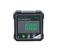 NONDK Mini Medidor de Ángulos Digital de 360° IP54, Inclinómetro Digital, Transportador de Bisel Electrónico con Base Magnética.