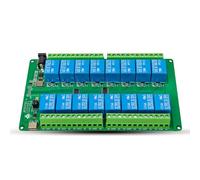 NONDK Módulo de Relé USB de 16 Canales, Placa de Desarrollo, Interruptor de Control de Puerto Serie de Computadora, Controlador Inteligente para PC.