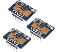 NONDK Módulo de Sensor de Presencia LD2410C de 24GHz, 3 Piezas, Radar de FMCW, Sensores de Detección de Latidos del Corazón del Cuerpo, Alta Precisión.