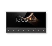 NONDK Panel de Control Inteligente Tuya con Pantalla Táctil, Amplificadores de Pared, Infrarrojos, Bluetooth y Dispositivo Wi-Fi Zigbee (Negro)