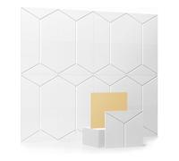 NONDK Paquete de 12 Paneles Insonorizados, Paneles de Pared Acústicos Autoadhesivos en Forma de Y, 12 X 11 X 0,4 Pulgadas, para Oficina en Casa y Sala de Juegos