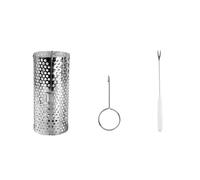 NONDK Parrilla para Barbacoa Mejorado al Cocinar a Fuego | Crea marcas de parrilla y mejora ; imprescindible para barbacoas en patio o camping.
