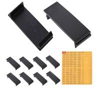 NONDK Placa de Relleno de Interruptor Universal para Centros de Carga, Paquete de 10, Se Utiliza para Cerrar Paneles de Interruptores de 1 Pulgada, con Etiqueta de Panel