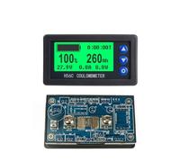 NONDK Probador de Capacidad de Batería Coulómetro H56CS DC100V, 50A, con Pantalla LCD Retroiluminada, Amperímetro Digital, Voltímetro, Monitor de Medidor.