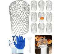 NONDK Protector de Bajante de Canaleta, Filtros de Bajante, Bloque de Hojas para Bajantes de 2 A 4 Pulgadas, para Drenaje de Techo y Patio