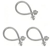 NONDK Protector de Cable de Puerta Flexible de Cuello de Ganso de 3 Piezas para Puerta Blindada.