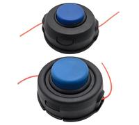 NONDK Repuestos para Cabezal de Desbrozadora T25 T35 - Herramienta de Desbrozadora con Hilo de Nailon - Accesorios para Cortacésped (2 Piezas)