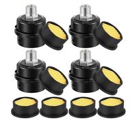 NONDK Silenciador de Compresor de Aire de 4 Pulgadas, Filtro de Admisión de Compresor de Aire de 1/2 Pulgada y Silenciador de Ruido de Filtro de 20 Mm. Piezas de Repuesto.