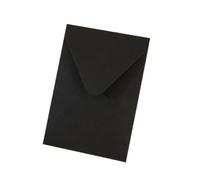 NONDK Sobres para Pequeñas Empresas Bolsas de Correo para Postales Papel de 150g Invitaciones Negros