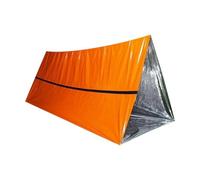 NONDK Tienda de Emergencia, Manta de Supervivencia para Exteriores, Manta de Supervivencia, Manta Aislante, Tienda de Campaña Sencilla, Tienda de Campaña Naranja + Bolsa con Silbato
