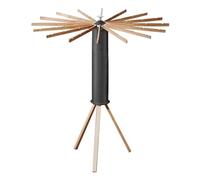 NONDK Trípode Tendedero de Ropa, Tendedero de Ropa Plegable Portátil, Tendedero de Ropa de Madera de Pie para el Hogar,Negro
