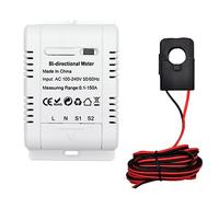 NONDK Tuya Solar PV Bidireccional WiFi Medidor de EnergíA con CT 150A Pinza Bidireccional Sensor de Corriente Transformador App Monitor Power