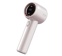 NONDK Ventilador Pequeño de Mano, 100 Velocidades de Viento, Turboventilador Portátil de Alta Velocidad Ajustable, Miniventilador Recargable por USB, Rosa