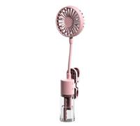 NONDK Ventilador Portátil Recargable de Mano, Mini Artefacto de Enfriamiento por Vapor para Viajes Al Aire Libre, Ventilador Humidificador de Niebla.