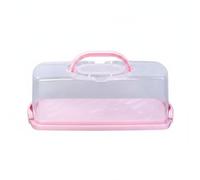 NonMiFyR Recipiente Caja Contenedor para Pasteles Conservación Fresca con Tapa Segura y Diseño Rectangular de Gran