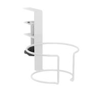 NonMiFyR Soporte para Vasos de Escritorio, Botellero, Organizador de Escritorio Práctico Y Fácil de Instalar, con Abrazadera para Mesa, Blanco, tal como se describe