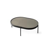 NoNo Mesa Pequeño Vidrio Negro/ Beige