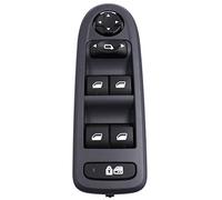 Nonuin Mando Botonera Elevalunas para Peugeot 308 5 Puertas Hatchback Wagon 2007-2013 Interruptor De Ventana Principal Eléctrico Botón De Control De Espejo 96644915 98053439 (Color : Negro)