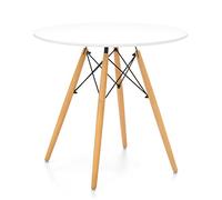 Noorsk Design Mesa Redonda Comedor - 80 cm. diámetro