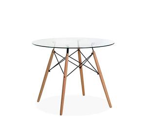 Noorsk Design Mesa Redonda Tower Cristal, Diámetro 80