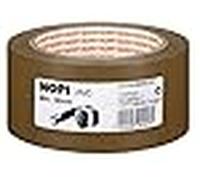 Nopi-cinta adhesiva del paquete pvc 50mmx66m marrón alta pack banda
