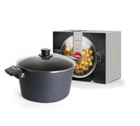 Norbert WOLL Diamond Lite NB-DPI-128-L - Cacerola de aluminio para inducción, apta para todo tipo de fuegos, hasta 250 °C, diámetro: 28 cm, capacidad: 7,5 litros