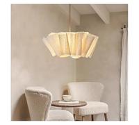 Nordic Creamy Led Pendant Lights Japanese Fiber Chandelier Bedroom Warm Hanging Lamp Art Decor Led Luminarias