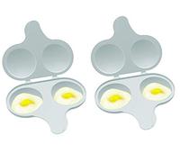 Nordic Ware 64702 Microwave 2 Cavity Egg Poacher