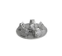 Nordic Ware 81.948 Pastel Diseño de moldes de aluminio fundido Cozy Village