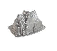 Nordic Ware 83948 Pastel Diseño de moldes de Pan de Jengibre Casa Dúo de Aluminio Fundido