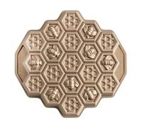 Nordic Ware Honeycomb Pull - Apart Pan, 10 tazas, caramelo