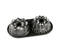 NORDIC WARE - Molde para pan Bundt Duet, modelo NW 84024, número de artículo 11172840240