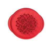 Nordic Ware - Molde para Superficie de Pastel, Color Rojo
