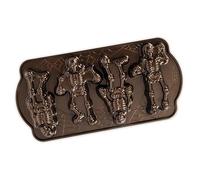 Nordic Ware Molde Spooky Skeleton para cakelet – Aluminio marrón 35,6 cm x 17,5 cm NW 93548