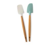 Nordic Ware Set de 2 mini espátulas de goma Nordic Ware haya blanco.azul