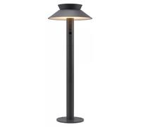 Nordlux 2418098050. Lámpara solar Justina para poste, LED, color antracita