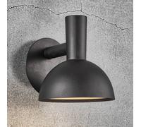 Nordlux Aplique de exterior Arki negro Ø 20 cm