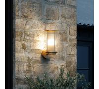 Nordlux Aplique de exterior Linton, latón, 30 cm de altura, IP54