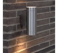 Nordlux Aplique de exterior Tin Maxi Double, aluminio
