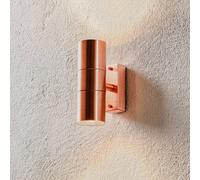 Nordlux Aplique doble de pared exterior de cobre Tin
