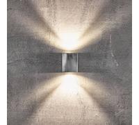 Nordlux Canto Kubi lámpara de pared para exteriores 2x6 W gris 49711010