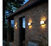 Nordlux Aplique LED para exterior Piola, plástico, sensor