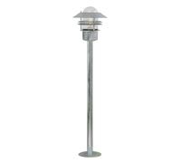 Nordlux Blokhus - Lámpara de poste, 60W, IP54 - Modelo Blokhus AGL E27 ST, color gris, referencia 25078031
