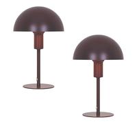 Nordlux Ellen - Juego de 2 mini lámparas de mesa, E14, con cable de 150 cm e interruptor, diseño escandinavo moderno para dormitorio, salón y oficina