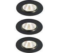 Nordlux Fremont lámpara empotrada 3x4.5 W negro 2310036003